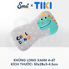 Gối cao su non trẻ em thiết kế công thái học cho bé từ 1-6 tuổi - Hàng cao cấp với ruột gối đục lỗ thoáng khí