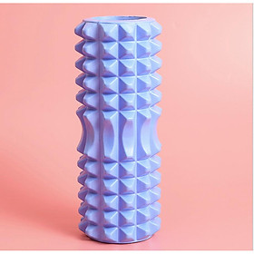 Con Lăn Foam Roller Massage gai 33cm- Ống Lăn Dãn Cơ Tập Gym, Yoga, Thể Hình