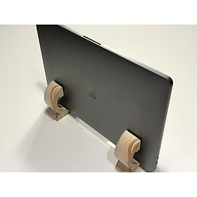 Mua Giá giữ MacBook / Giá giữ đứng laptop / Đế gỗ giữ đứng Macbook / Giá đỡ laptop gỗ