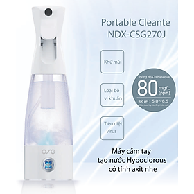 Mua OSG - Máy cầm tay tạo nước Hypoclorous tính axit nhẹ dạng phun - Portable Cleante NDX-CSG270J - Hàng Nhập Khẩu Chính Hãng - Nhật Bản
