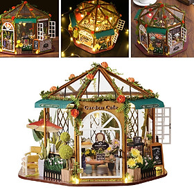 1:24 Scale DIY Miniature Dollhouse Model Kit with Furniture and Accessories Kids Adults Toys