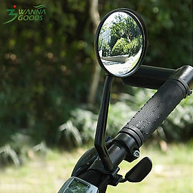 Cặp kính chiếu hậu gương lồi tầm nhìn rộng hình tròn cho xe moto/xe đạp