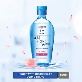 Nước Tẩy Trang Dưỡng Trắng Micellar Senka Nhật 230ml