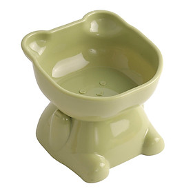 Raised Cat Bowl Drinking Feeding Bowl Pet Feeder Bowl Elevated Cat Food Bowl