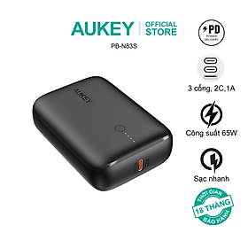 Hình ảnh Pin sạc dự phòng Aukey PB-N83S 20W PD 10.000mAh, hàng chính hãng