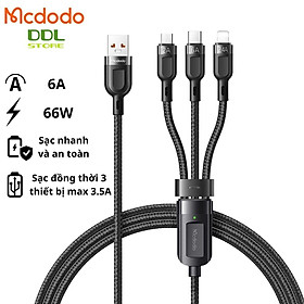 Mua Cáp Sạc Nhanh 3.5A  Đa Năng 3 in 1 Mcdodo CA-0930 USB Type C Truyền Dữ Liệu– Hàng Chính Hãng