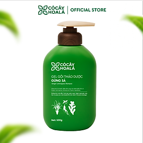 Dầu Gội Xả Hữu Cơ Gừng Sả - Cải thiện dầu bết tóc và gàu ngứa 500g