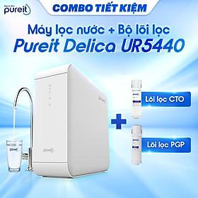 Mua  COMBO TIẾT KIỆM  Máy lọc nước Pureit Delica UR5440 và Lõi lọc CTO  Lõi lọc PGP - Hàng chính hãng