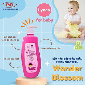 Sữa tắm trẻ em Lynan Baby 500ml an toàn cho da