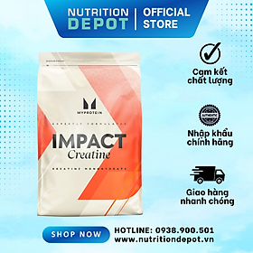 Hình ảnh Thực phẩm bổ sung tăng cường năng lượng và sức mạnh Myprotein Impact Creatine Không mùi 500g - Nutrition Depot VN