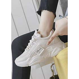 Giày thể thao nữ HAPU đế cao da đẹp S15