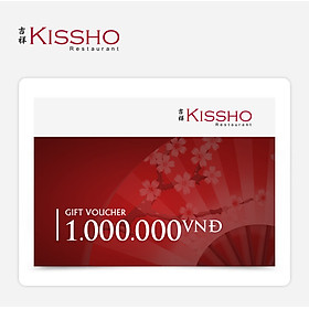 Phiếu Quà Tặng Kissho Restaurant 1000K