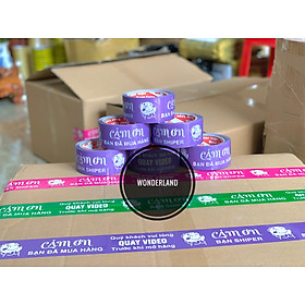 1 cuộn băng keo màu in chữ chữ Cảm ơn, quay video trước khi mở hàng