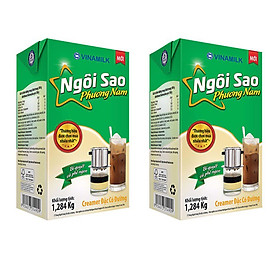 COMBO 2 HỘP CREAMER ĐẶC NGÔI SAO PHƯƠNG NAM XANH LÁ - HỘP GIẤY 1284G