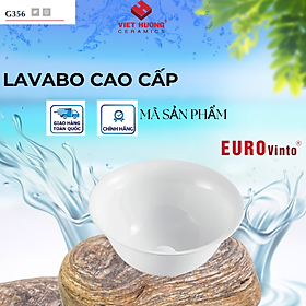 CHẬU RỬA MẶT LAVABO EUROVINTO CAO CẤP MÃ G356