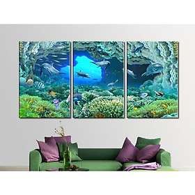 Tranh Treo Tường Hiện Đại Phòng Khách - Đại Dương T3M--100