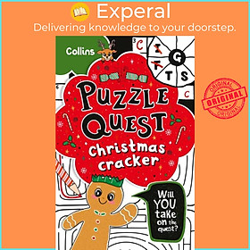 Sách - Christmas Cracker - Solve More Than 100 Puzzles in This Adventure Story by Kia Marie Hunt (UK edition, paperback)