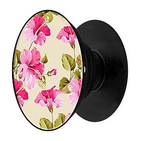 Popsocket in hình dành cho điện thoại mẫu Hoa Bụt Hồng