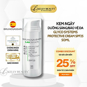 Kem Ngày Dưỡng Sáng và Bảo Vệ Da Bruno Vassari Glyco System Protective Cream SPF 25 | Kelly Beauty