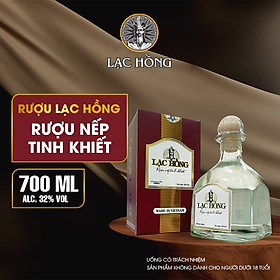 [Combo 03 chai] [Dung tích 700ml, 32%] Lạc Hồng rượu nếp, rượu trắng, rượu vodka tinh khiết, sản xuất theo phương pháp truyền thống, vị dịu, nhẹ, uống không đau đầu.