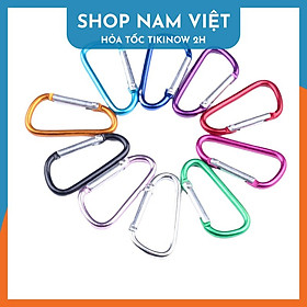 Hình ảnh Móc Khóa Carabiner Nhôm Treo Đồ Tiện Dụng