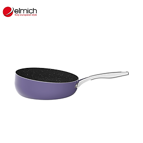 Chảo nhôm chống dính 28cm Full induction Elmich EL-8248 đày từ, màu tím