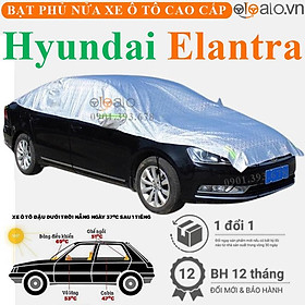 Bạt phủ nửa nóc xe Hyundai Elantra vải dù 3 lớp