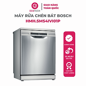 Máy rửa chén bát Bosch HMH.SMS4IVI01P 12 bộ, model 2021 có Home Connect - Hàng chính hãng