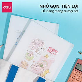 File Tài Liệu File Lá Học Sinh Deli Đa Năng A4 Chống Nước Đựng Tài Liệu 30 40 Trang Họa Tiết Cute 