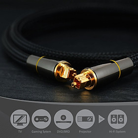 Digital Optical Audio Cable Optic Cord for Soundbar Communication Network System