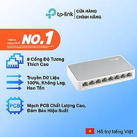 TP-Link TL-SF1008D - Bộ Chia Tín Hiệu Để Bàn 8 cổng 10/100Mbps - Hàng Chính Hãng