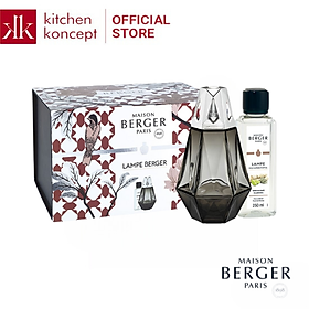 Maison Berger - Bộ đèn xông tinh dầu Prisme Noir - 2 món - 380ml