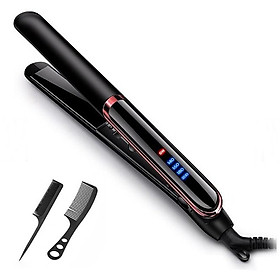 Máy Là, Ép, Uốn Tóc Cao Cấp TẶNG KÈM 02 Lược Chải Tóc Đa Năng 3 Trong 1 Cao Cấp Sang Trọng - Dùng Cho Salon Tóc & Tại Nhà – Chính Hãng VinBuy