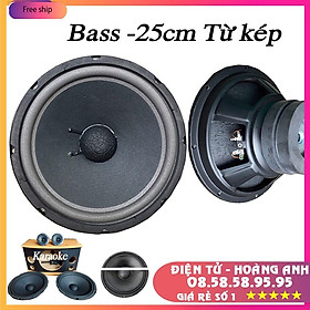 Mua LOA BASS FULL 25 TỪ KÉP DÙNG CHO LOA KÉO VÀ AMPLI NHỎ giá trên là 1 chiếc