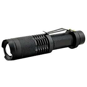 Mini LED Rechargeable Flashlight Ultra Bright Power Zoomable Handheld Torch
