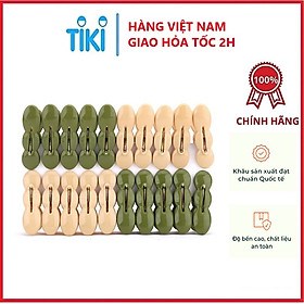 Mua Combo 40 kẹp quần áo củ lạc Việt Nhật phơi đồ tiện ích - Hàng chính hãng