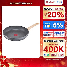 Mua Chảo chiên chống dính vân đá đáy từ Tefal Natural Force 26cm  dùng cho mọi loại bếp - Sản xuất tại Pháp - Hàng chính hãng