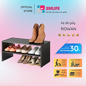 Kệ để giầy đẹp nhỏ gọn gỗ công nghiệp SMLIFE Rowan