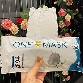 Khẩu trang y tế KF94 4D kháng khuẩn ONEMASK KIMMASK lọc bụi chống nắng và tia UV công nghệ Hàn Quốc ôm sát khuôn mặt không dính son dễ thở