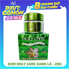 KEM HOLY CARE XANH LÁ - CHỐNG NHĂN - CHỐNG LÃO HOÁ - DƯỠNG TRẮNG -HOLY CARE WHITENING ANTI AGING MOISTURIZING CREAM