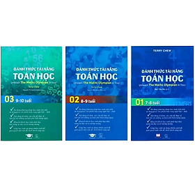 Sách đánh thức tài năng toán học 1, 2, 3 - tổng hợp kiến thức toán học lớp 1 đến lớp 4, hiệu sách genbooks