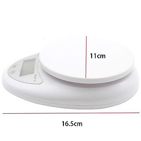 Cân Tiểu Ly Điện Tử Mini định lượng 1-5kg độ chính xác cao WH-B05 cao cấp 3kg làm bánh nhà bếp kèm 2 viên pin AA