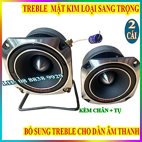 Mua CẶP CỦ LOA TREBLE PIONER MẶT SẮT VUÔNG + CHÂN + TỤ 2.2MF 250V CAO CẤP - GIÁ 2 LOA