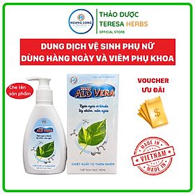 Dung Dịch Vệ Sinh Nano AloVera Chai Lớn (150ml) - Hỗ Trợ Điều Trị Viêm Nhiễm Phụ Khoa Nam Nữ Women