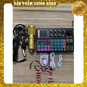 Mua Trọn Bộ Sound Card K300 Mic Thu Âm BM 900 Hỗ Trợ Hát Autotune   Livestream   Thu Âm Cực Hay