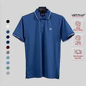 Áo Polo Nam VIỆT PHÁP Form Luxury - Thun Cây Dù Lạnh Màu lịch lãm, sang trọng 99903
