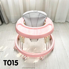Xe tập đi cao cấp điều chỉnh 6 mức độ cao  - Hồng - Tomorrow