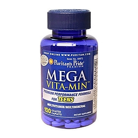 Thực phẩm chức năng bảo vệ sức khỏe: Mega vitamin multivitamins for teens (Vitamin hàng ngày cho tuổi thiếu niên) 120 viên