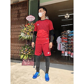 Bộ quần áo thể thao bóng đá hè Bulball Đỏ 2022