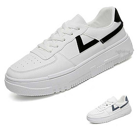 Ưu đãi đặc biệt giày ban giày hợp thời trang giày chạy bộ ngoài trời giày chạy bộ phù hợp với các mẫu mới nhất - trắng xanh